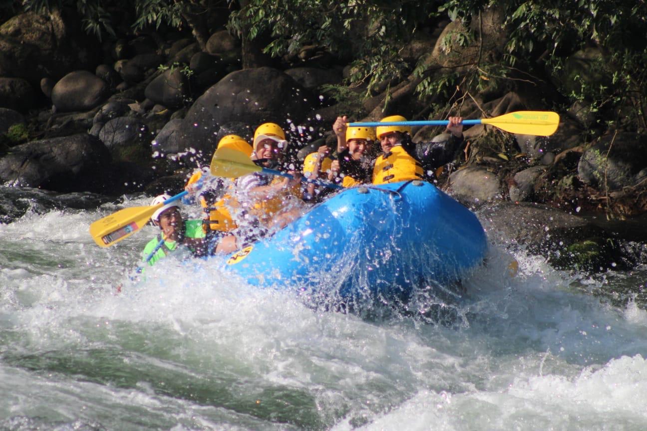 Rafting en agua blanca